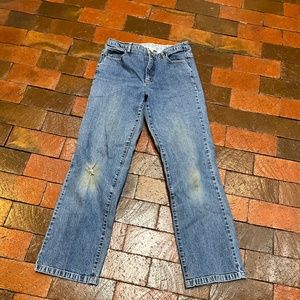 Vintage distressed denim jeans Appleseeds 10P. 28 inseam. 2278.